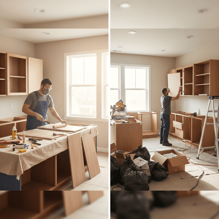 DIY Kitchen Cabinet Refacing vs. Replacement Guide